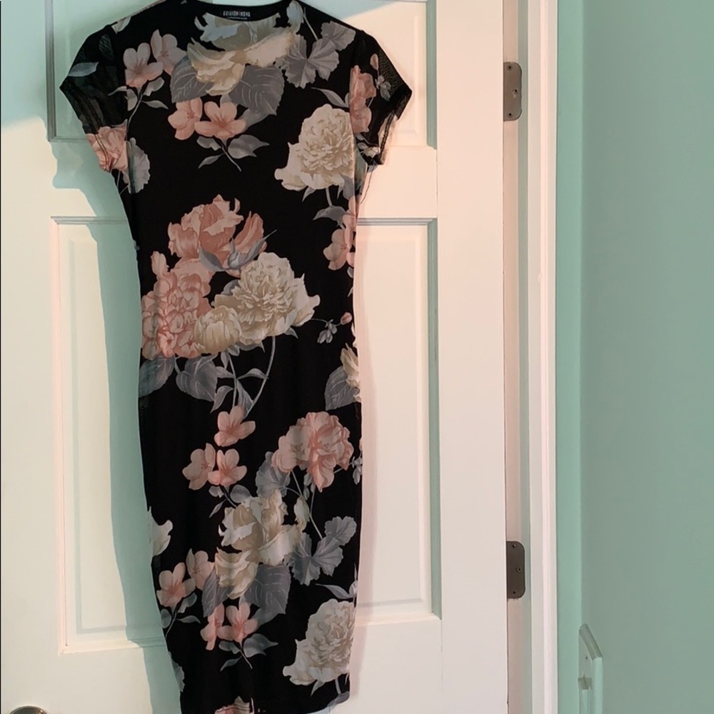 Floral midi dress